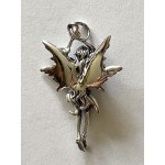 Pendant Silver Leaf Fairy